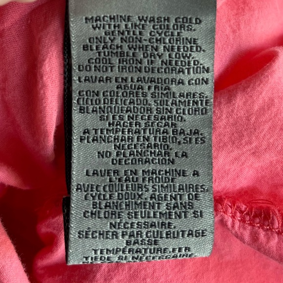 •Calvin Klein• Coral  Eyelet Lined Casual Dress - Size 12 Months - Picture 7 of 8